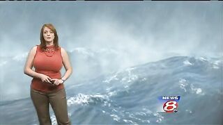 Huge Boobs: The weather reports in Maine are must see TV #2