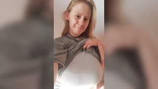 Huge Boobs: Did you expect something like this under that humble t-shirt? #3