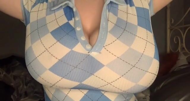 These huge boobs are so squished in my tight dress