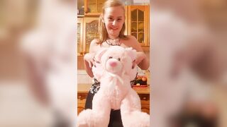 Huge Boobs: Such quick boobs in the kitchen with my plushi. heh #2