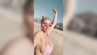 Pulling those tiddies out