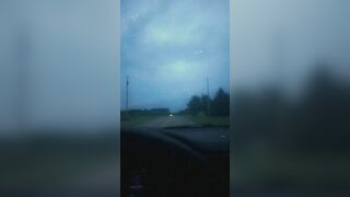 Huge Boobs: Just Sunday driving. Flashing other cars ♥️♥️ #4