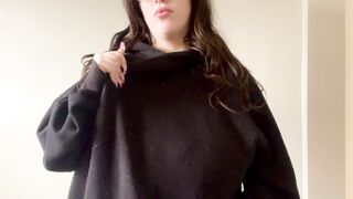 Huge Boobs: My sweater hides them well :) #2