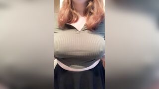 Watch my big tits drop