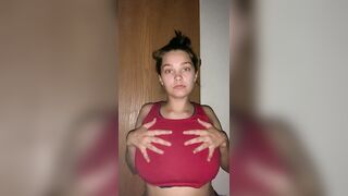 Huge Boobs: Just wanna show you what I got ☺️ #4