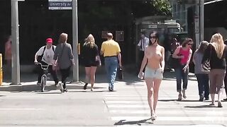 Boobs: Big Tits Walking Around In Public #2