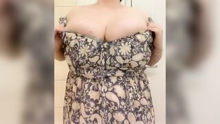My tits were just spilling out of my dress!