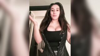 Huge Boobs: Stuffing J cups into corset #3