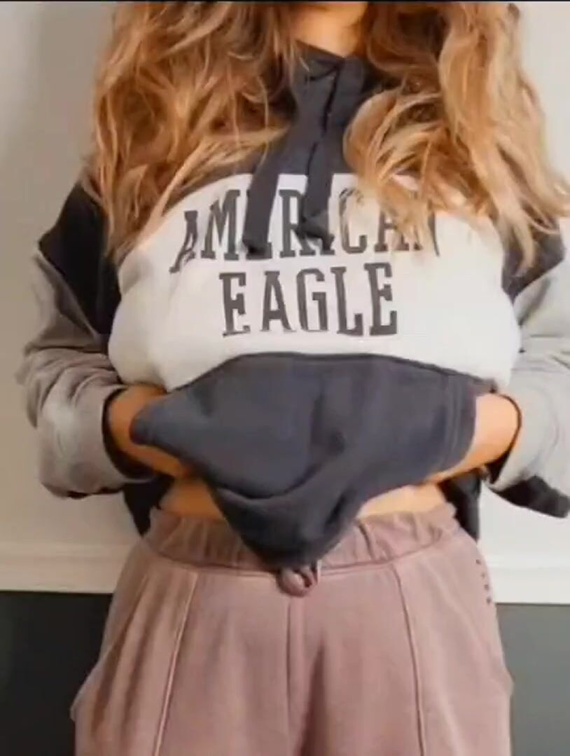 Natural mom boobs make the morning better