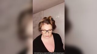 Huge Boobs: Nadine Jansen reveals what she's hiding under her black t-shirt #2