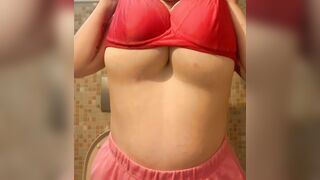 Huge Boobs: My tits bounce so much when they drop #4