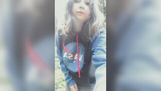 The garbage man almost crashed his truck staring. Must have been a powerful drop! ????