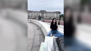 Huge Boobs: Getting my tits out at Buckingham phallus, uh I mean palace! #2
