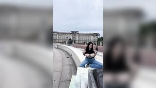 Huge Boobs: Huge boobs flashing ouside #4
