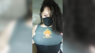 Huge Boobs: I'm just gonna get these out real quick.. #4