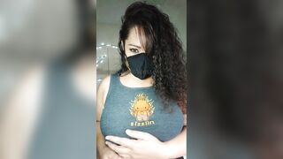 Huge Boobs: I'm just gonna get these out real quick.. #2