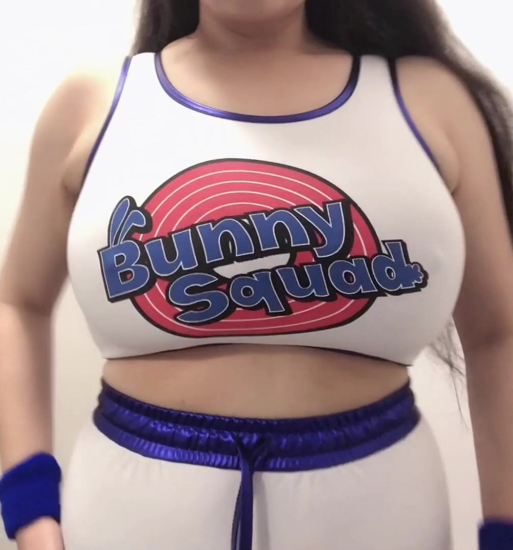 Lola Bunny,except Asian with G-Cup tits