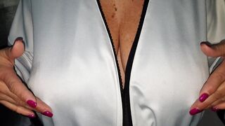 Huge Boobs: A little nipple play before my big titty reveal ♥️♥️ xx 57yo (f) #1
