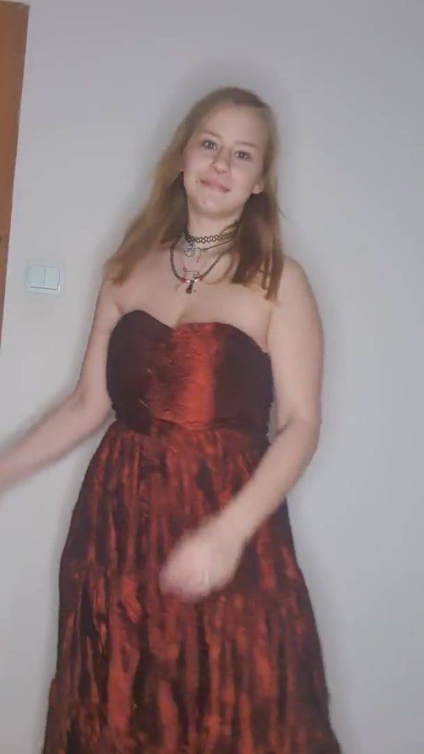 For running and jumping without a bra, this dress is not suitable.... heh