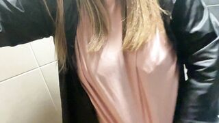 Huge Boobs: POV: I’m trying to entice you to fuck me in the stall with my huge G cups ♥️♥️ (19F) #4