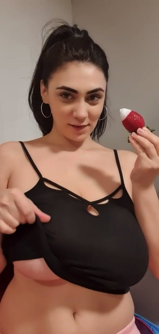 Tits & strawberries- Big Tits Huge Tits Natural Tits