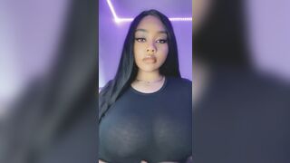 Big Brown Areolas: This blasian thinks 3rd times the charm, do you? #3