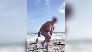 Big Boobs: Stripping down for a day at the nude beach #4
