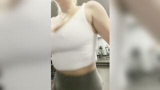 Big Boobs: Anyone want to be my workout buddy? #1