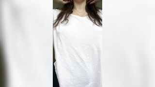 Can I rest my big tits on your face? ????