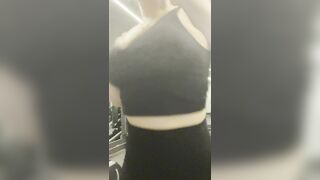 Big Boobs: they just always seem to escape at the gym! #4