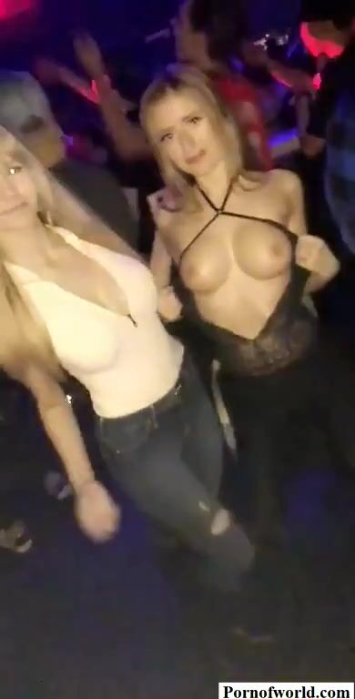 Blondes In A Night Club!