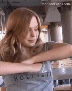 Cute Redhead Reveals Her Nice Tits
