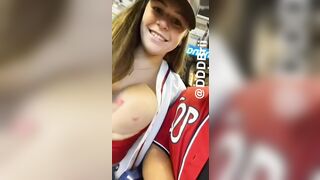 Areolas: Giving them a lick during the game;) #2