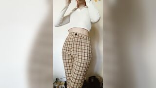 Small Tits / Big Ass: Morning cup of tiny tits and round booty ☕️ [STBA] #2