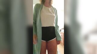 What do you think of my 40yo milf ass? Better in or out of these slutty little shorts? [STBA]