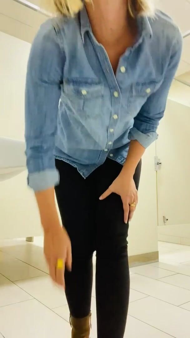 My panties reminded me to say happy hump day from the faculty restroom. [STBA]