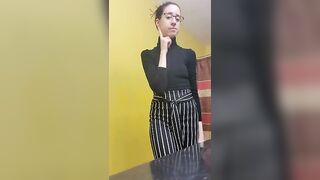 I got to play secretary for a friend today. How's my outfit?