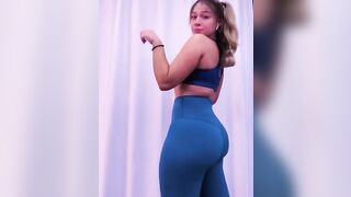 Small Tits / Big Ass: Gym time #4