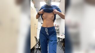 Boobs: Surprise almost got caught ♥️♥️ #2