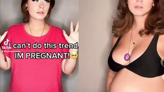 Boobs: pregnant mommy still has perky tits #1