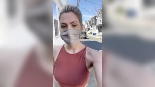 Boobs: Taking the girls on a walk ♥️♥️ #2