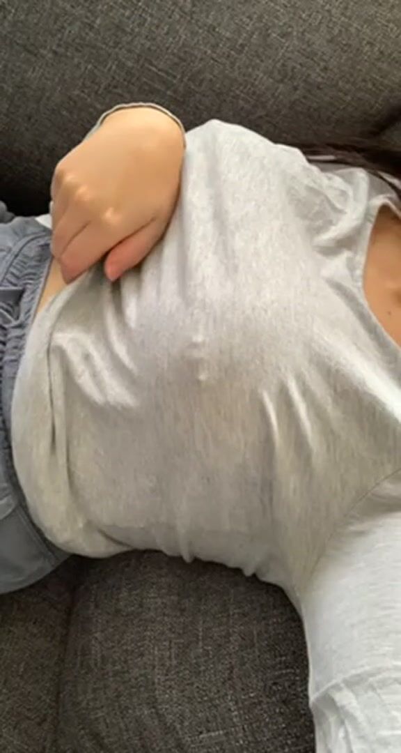 Showing off my tits turns me on