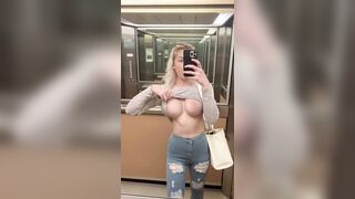 Boobs: Sneaky flash #2