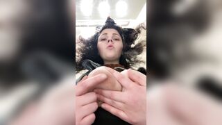 Engorged Veiny Breasts: Needing your mouth instead of my fingers ♥️♥️ #1