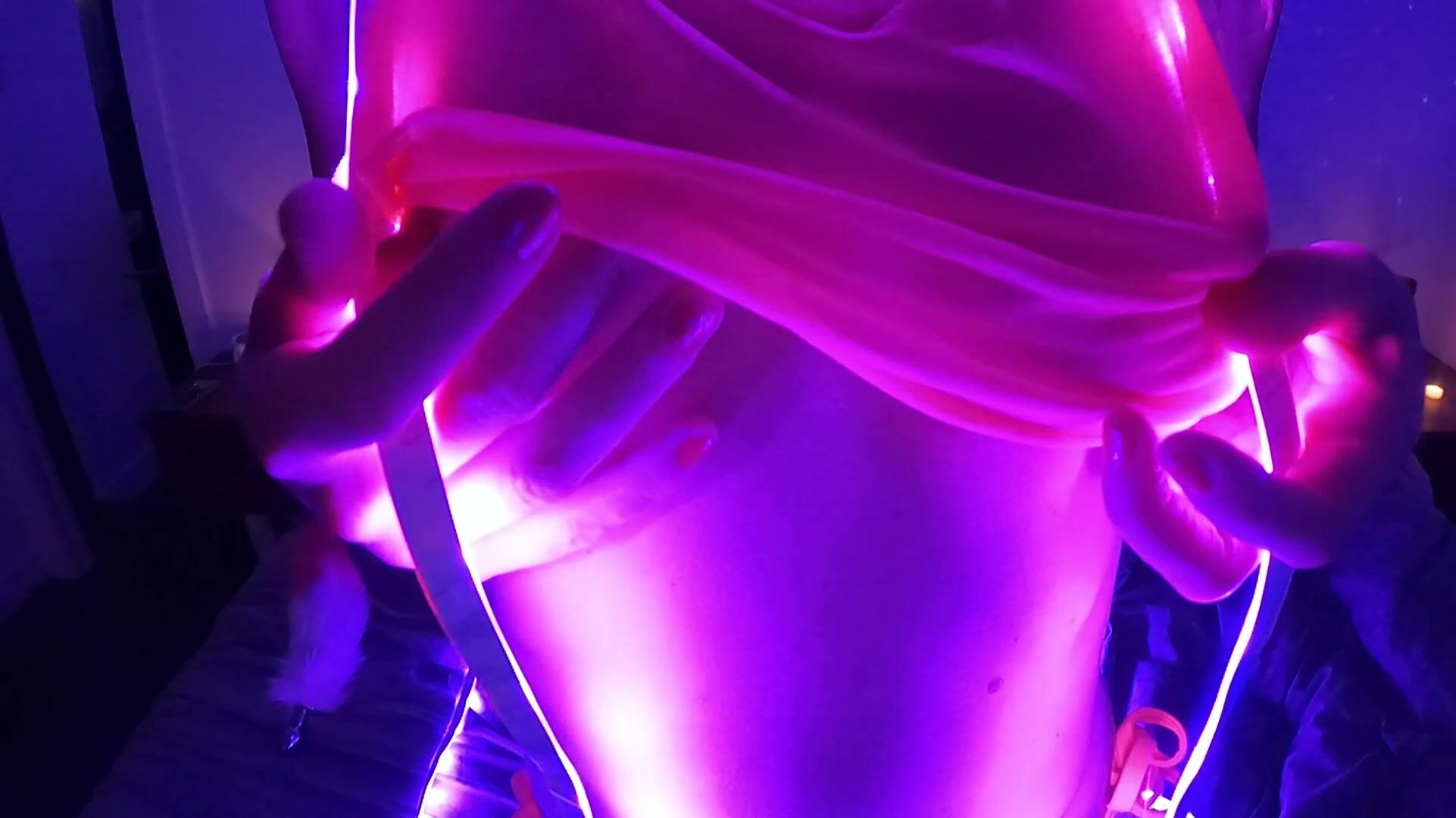 Having a little fun with my erasers and lights