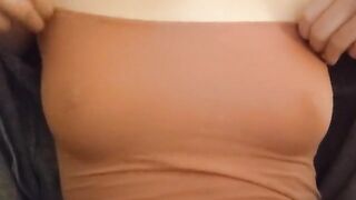 Natural Titties: Anyone wanna grab? ♥️♥️ #1