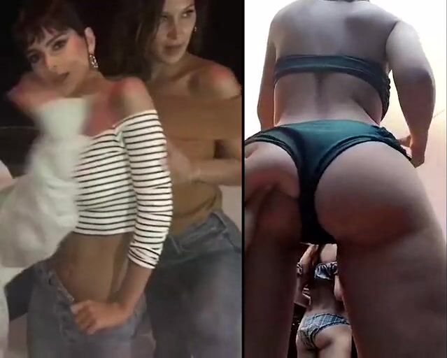 Bella Hadid Groping Emily Ratajkowski's Tits And Ass
