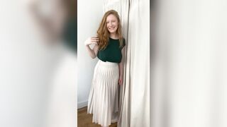 Big Boobs: She's a busty redhead but she has the personality of a golden retriever #1