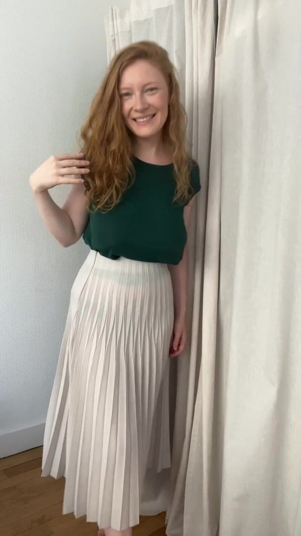 She's a busty redhead but she has the personality of a golden retriever