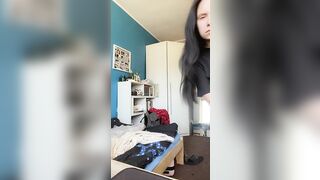 Oh you’re here, let me show you my boobs